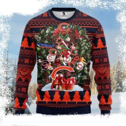 Chicago Bears Ugly Christmas Sweater – Celebrate With Christmas Tree Design - available at - rugbyfanstore.com