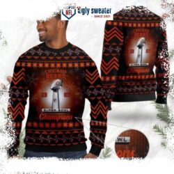 Chicago Bears Ugly Christmas Sweater – Super Bowl Champions Edition - available at - rugbyfanstore.com