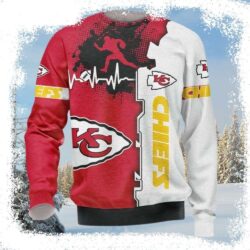 Chiefs Kingdom Christmas Delight – Red And White Ugly Sweater - available at - rugbyfanstore.com