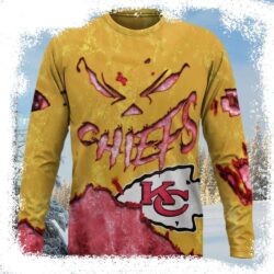 Chiefs Kingdom Halloween Ugly Sweater – Spooky Apparel - available at - rugbyfanstore.com