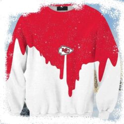 Christmas Gifts For Kc Chiefs Fans – Logo Ugly Sweater - available at - rugbyfanstore.com