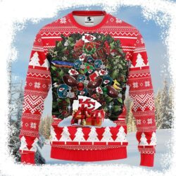 Christmas Tree Pattern Kc Chiefs Ugly Sweater – Unique Gift For Fans - available at - rugbyfanstore.com