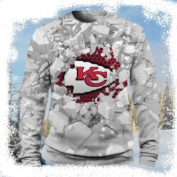 Cozy Up With Kansas City Chiefs Logo Sweater Unique Gift For Fans - available at - rugbyfanstore.com