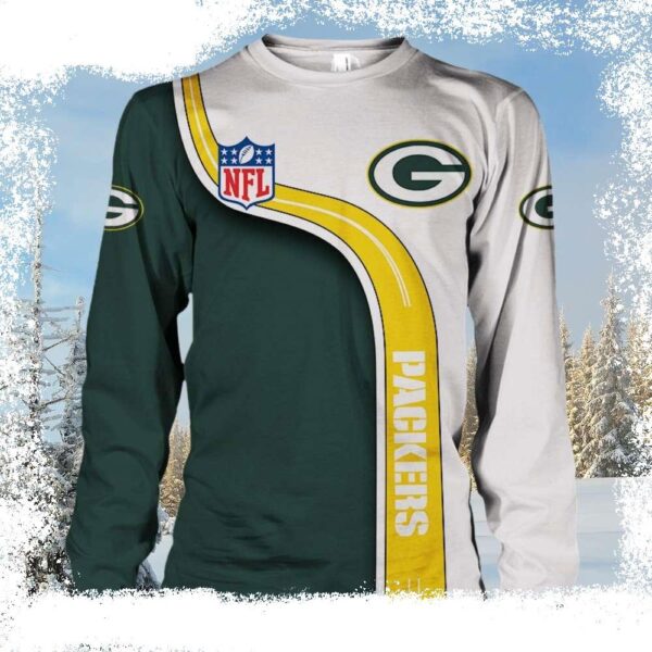 Cruise Into Fandom With Design Freeway On Green Bay Packers Ugly Sweater - available at - rugbyfanstore.com