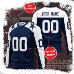 Customized Dallas Cowboys Logo Ugly Christmas Sweater – Great Gift For Cowboys Fans - available at - rugbyfanstore.com