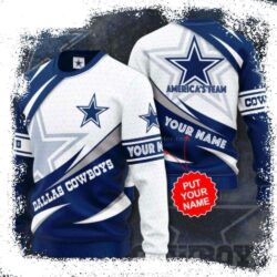 Customized Dallas Cowboys Logo Xmas Sweater – Perfect Gift For America’s Team Fans - available at - rugbyfanstore.com