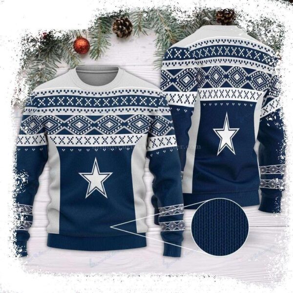 Dallas Cowboys Ugly Sweater – Cool Dallas Cowboys Gifts - available at - rugbyfanstore.com