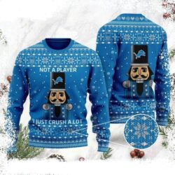 Detroit Lions Ugly Christmas Sweater – Not A Player - available at - rugbyfanstore.com