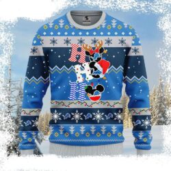 Detroit Lions Ugly Sweater – Ho Ho Ho Mickey Edition - available at - rugbyfanstore.com