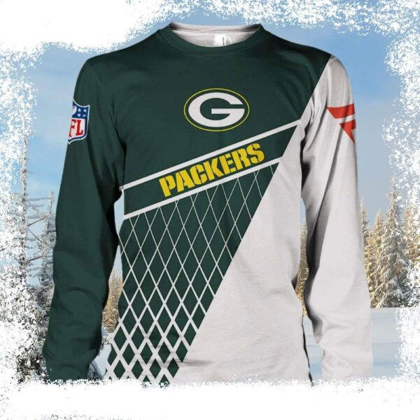 Elevate His Style – Green Bay Packers Ugly Christmas Sweater For Men - available at - rugbyfanstore.com