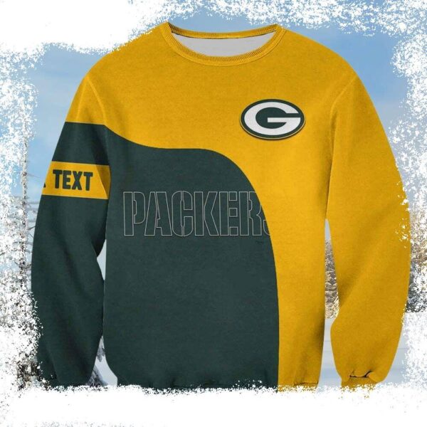 Embrace The Season – Ugly Sweater For Him featuring Green Bay Packers - available at - rugbyfanstore.com