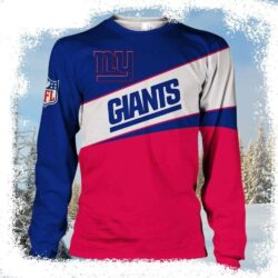 Festive Fandom In Bold Colors – Ny Giants Christmas Sweater - available at - rugbyfanstore.com