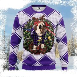 Game Day Cheers In Ugly Christmas Style – NFL Vikings Pub Dog Sweater - available at - rugbyfanstore.com