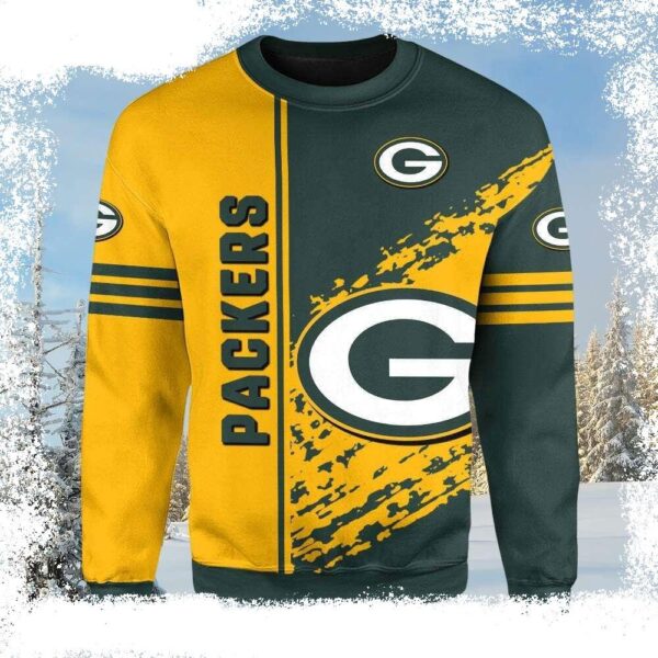 Game Day Vibes Packers Ugly Christmas Sweater Unique Gift For Fans - available at - rugbyfanstore.com