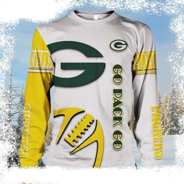 Go Pack Go – NFL Green Bay Packers Ugly Sweater For Fan - available at - rugbyfanstore.com