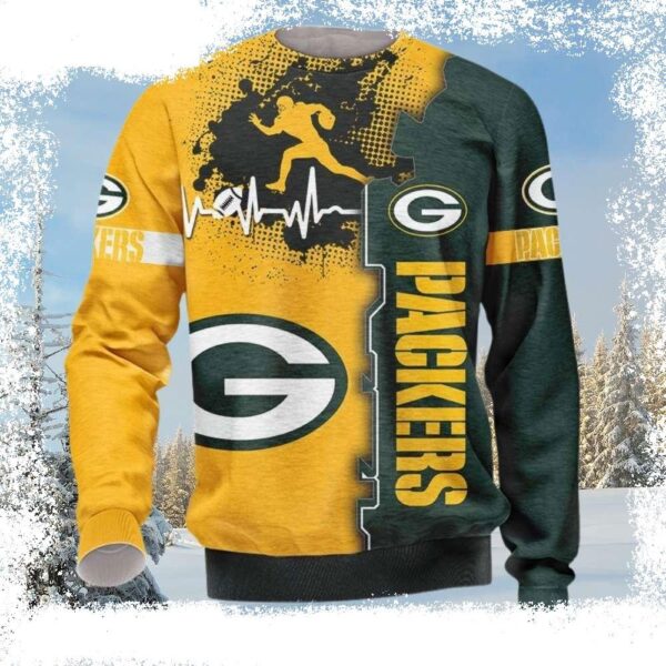 Green Bay Packers GiftsFor Him – Ugly Christmas Sweater In Men’s Stylish Design - available at - rugbyfanstore.com