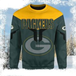 Green Bay Packers Ugly Sweater – Cheer On The Packers - available at - rugbyfanstore.com