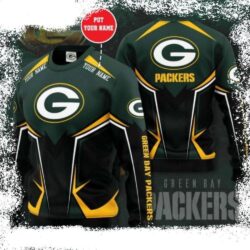 Green Black Ugly Christmas Sweater Design For Green Bay Packers Fans - available at - rugbyfanstore.com