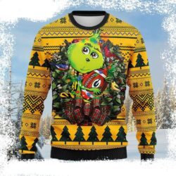 Grinch Hug NFL Football – Green Bay Packers Ugly Christmas Sweater - available at - rugbyfanstore.com