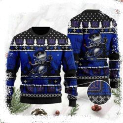 Halloween Jack Skellington New York Giants Christmas Sweater - available at - rugbyfanstore.com