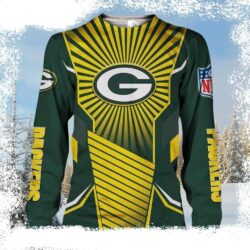 Holiday Cheers For Packers Fans – Green Bay Packers Logo Christmas Sweater - available at - rugbyfanstore.com