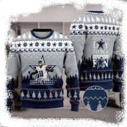 It’s A Good Day To Be A Cowboys Fan – Micah Parsons Dallas Cowboys Ugly Christmas Sweater - available at - rugbyfanstore.com