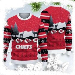 Kansas City Chiefs Reindeers Ugly Christmas Sweater – Unique Gift For Fans - available at - rugbyfanstore.com