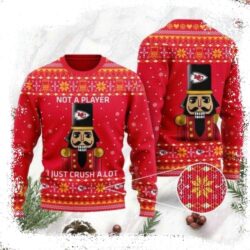 Kc Chiefs Ugly Christmas Sweater Featuring ‘Not A Player I Just Crush Alo - available at - rugbyfanstore.com