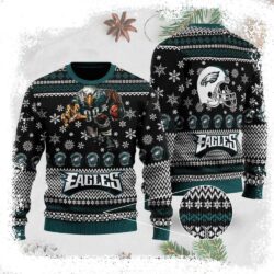 Mascot Magic – Philadelphia Eagles Ugly Christmas Sweater – Gifts For Him - available at - rugbyfanstore.com