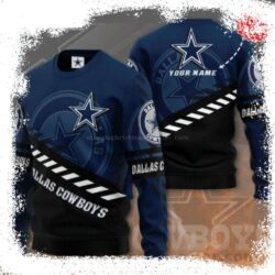 Men’s Dallas Cowboys Logo Print Ugly Christmas Sweater – Perfect Gift for Him - available at - rugbyfanstore.com