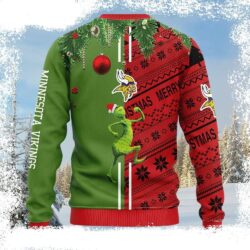 Mn Vikings Ugly Christmas Sweater – Grinch And Scooby - available at - rugbyfanstore.com