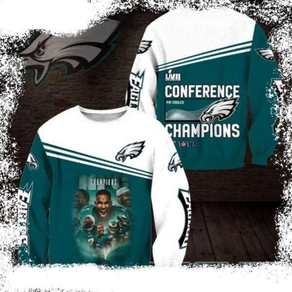 National Football Conference Champions – Philadelphia Eagles Ugly Sweater - available at - rugbyfanstore.com