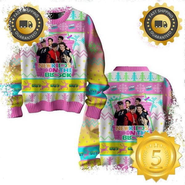 New Kids On The Block Pop Band Ugly Sweater - available at - rugbyfanstore.com