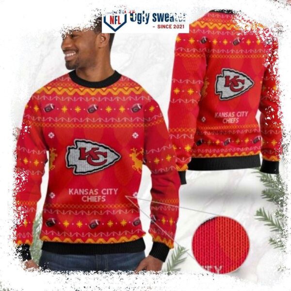 NFL American Football Kc Chiefs Ugly Sweater – Unique Gift For Fans - available at - rugbyfanstore.com