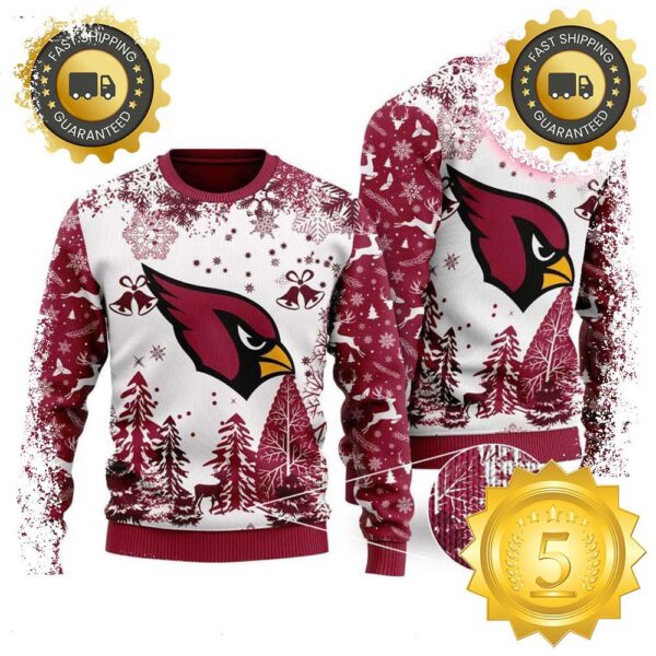 NFL Arizona Cardinals Special Christmas Ugly Sweater Design Gift For Men And Women - available at - rugbyfanstore.com