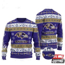 Nfl Baltimore Ravens Christmas Tradition Ugly Christmas Sweaters - available at - rugbyfanstore.com