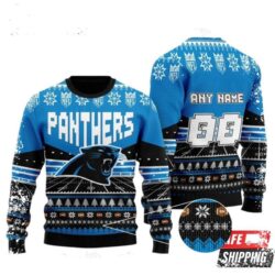 Nfl Carolina Panthers Personalized Ugly Christmas Sweaters - available at - rugbyfanstore.com