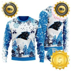 NFL Carolina Panthers Special Christmas Ugly Sweater Design Gift For Men And Women - available at - rugbyfanstore.com