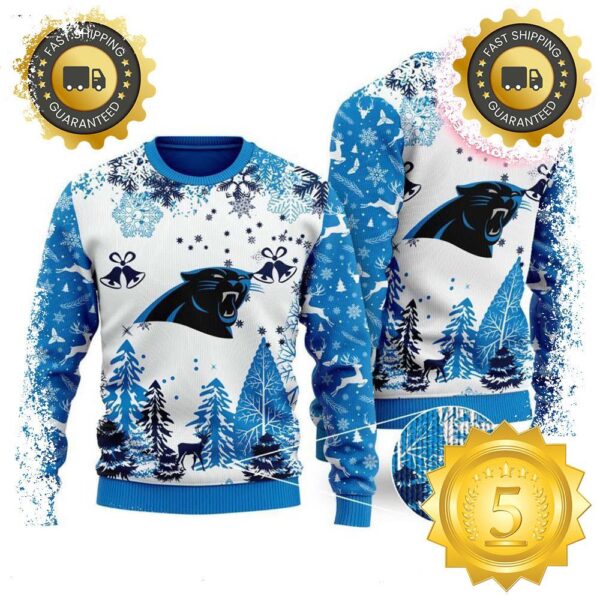 NFL Carolina Panthers Special Christmas Ugly Sweater Design Gift For Men And Women - available at - rugbyfanstore.com