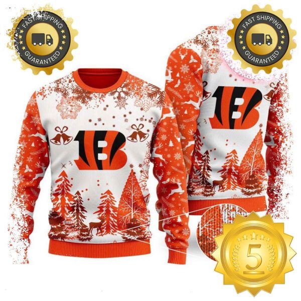 NFL Cincinnati Bengals Special Christmas Ugly Sweater Design Gift For Men And Women - available at - rugbyfanstore.com