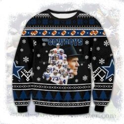 NFL Dallas Cowboys Team member All Over Print Ugly Christmas Sweater - available at - rugbyfanstore.com