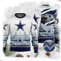 NFL Dallas Cowboys Ugly Christmas Sweater – A Perfect Gift For Him - available at - rugbyfanstore.com