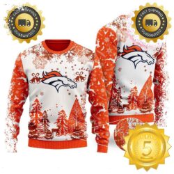 NFL Denver Broncos Special Christmas Ugly Sweater Design Gift For Men And Women - available at - rugbyfanstore.com