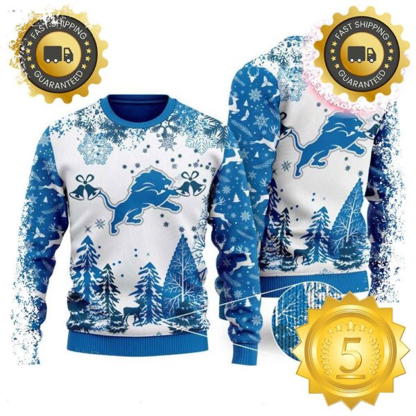 NFL Detroit Lions Special Christmas Ugly Sweater Design Gift For Men And Women - available at - rugbyfanstore.com