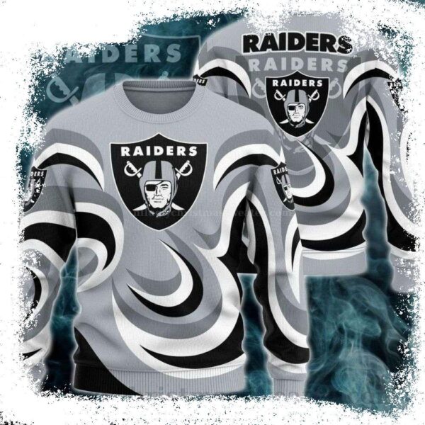 NFL Gray Raiders Ugly Christmas Sweater – Stand Out In Style - available at - rugbyfanstore.com