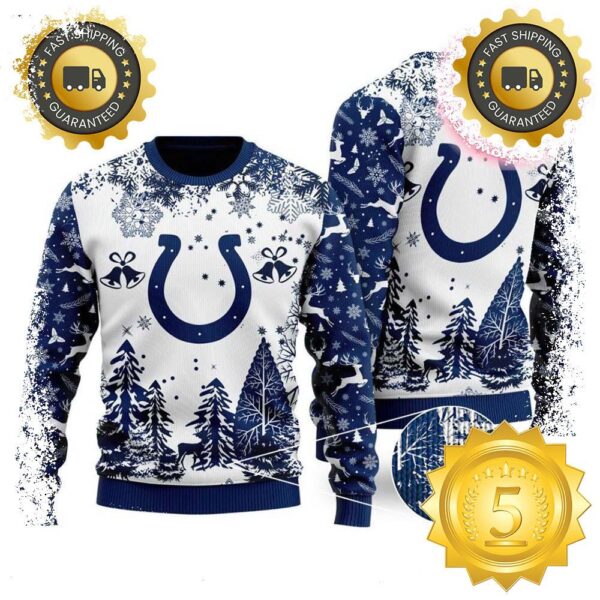 NFL Indianapolis Colts Special Christmas Ugly Sweater Design Gift For Men And Women - available at - rugbyfanstore.com