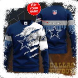 NFL Inspired Dallas Cowboys Ugly Christmas Sweater – Personalized Gift For Cowboys Fans - available at - rugbyfanstore.com