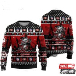 Nfl Jack Skellington San Francisco 49Ers Ugly Christmas Sweaters - available at - rugbyfanstore.com