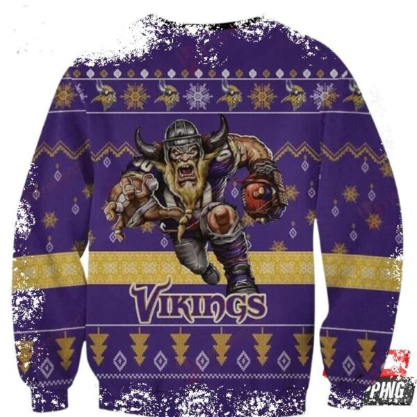 Nfl Minnesota Vikings Funny Mascot Ugly Christmas Sweaters - available at - rugbyfanstore.com