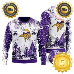 NFL Minnesota Vikings Special Christmas Ugly Sweater Design Gift For Men And Women - available at - rugbyfanstore.com